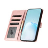 For Samsung Galaxy S25 5G Silk Texture Horizontal Flip Leather Phone Case(Rose Gold)