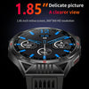 HT28 1.85 inch Silicone Strap IP68 Waterproof Smart Watch, Support Sleep Monitoring(Blue)