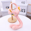 Cartoon Little Duck Ears Moving Winter Warm Earmuffs Press Airbag Earmuffs Cute Ear Warmer for Children, Size: One Size(Light Orange)