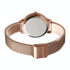SKMEI 1528 Simple Fashion Lady Watch Casual Netting Scale(Rose Gold)