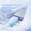 Baseus Pudding Series 2.4A USB to 8 Pin Fast Charging Data Cable, Length:1.2m(Blue)