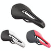 BIKERSAY SZ001 Bicycle PU Leather Saddle Seat (Black)