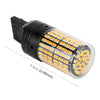 2 PCS T20 / 7440 DC12V / 18W / 1080LM Car Auto Turn Lights with SMD-3014 Lamps (Yellow Light)
