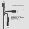 Yesido CA42 2.4A USB to 8 Pin Charging Cable, Length: 1m (White)