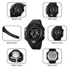 SKMEI 2078 Multifunctional Men 50M Waterproof Sports Fashion Digital Wrist Watch(Black Gold)