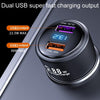 88W Vehicle Mini Fast Charging Charger Car One To Two Cigarette Lighter