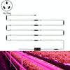 LED Plant Lamp Household Full Spectral Filling Hard Lamp Strip, Style: 30cm 11 Head(Pink Light AU Plug)