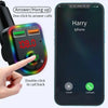 P6 Smart Bluetooth Calling Car Wireless MP3 Audio Device Colorful Ambient Lights Car Charger