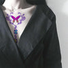 Fluorescent Face Waterproof Environmental Protection Tattoo Stickers Nightclub Bar Flower Arm Stickers(OHB-007)