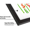 Wood Children Art Frames Magnetic Front Open Frametory for Poster Photo Drawing Paintings Pictures(Black)