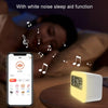 JSK-L30 Bluetooth Speaker Atmosphere Alarm Clock Regularly Wake Up APP Smart Home Charging Night Light(White)