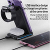 H28 15W 5 in 1 Folding Multifunctional Wireless Charger(Black)