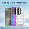 For Samsung Galaxy S25+ 5G High Transparency TPU Hybrid PC Airbag Phone Case(Transparent Purple)