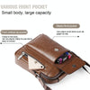 Universal Fashion Casual Men Shoulder Messenger Bag Handbag, Size: L (24cm x 20cm x 6cm)(Khaki)