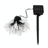 Ghost Shape 30 LEDs Outdoor Garden Waterproof Christmas Festival Decoration Solar Lamp String (Colour)