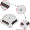 110*110*50mm Solar Showcase Automatic Rotating Stand 360 Turntable For Necklace Bracelet Watch Display