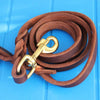 Leather Dog Lead 120cm | Bronze Hook | Medium/Large Breeds