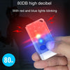 V10 Portable Keychain Light USB Rechargeable Bright Mini Flashlight(White)