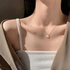 Ladies Light Luxury Bowknot Necklace Clavicle Chain, Specification:XL1344