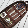Outdoor BBQ Cookware Set Portable Storage Bag(Green)