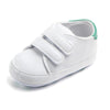 D0735 PU Leather Soft Soled Slip-On Baby Walking Shoes, Size: 12cm(Greentail)