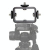 Multi-Device Tripod Mount Adapter Live Broadcast Bracket Mobile Phone Clip Holder(Triple Head Circle)