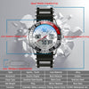 STRYVE S8023 Sports Watch Nights Light Waterproof Timing Alarm Men Watch(Black)