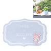 2 PCS Car Interior Decoration Anti-slip Mat PVC Soft Rubber Coaster Placemat(Time Blue)