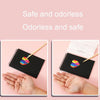 Hand Painted Scratch Paper Colorful Coil Scratchbook With Pen, Model: Millet