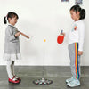 Table Tennis Training Equipment Household Childrens Sparring Coaching Base With Wood Bats, Specs: 6 Balls+1 Pole