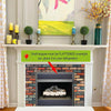 2 PCS Magnetic Fireplace Draft Stopper Fireplace Cover to Block Cold Air 91.44 x 10.16cm