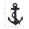 Ship Anchor Shape Car Auto Metal Free Stickers(Black)
