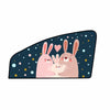 Automobile Sunshade Car Windows Sun Protection And Heat Insulation Magnetic Telescopic Side Curtains(Auspicious Three Treasures Co-driver)