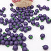 30 PCS / 3 Bags 1:12 Mini Doll House Kitchen Miniature Food Play Decoration Fruit Mangosteen(Purple)