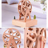 Round Ferris Wheel Shape Home Decor Originality Wooden Musical Boxes