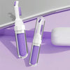 2pcs 3-in-1 Multi-purpose Bluetooth Earphone Cleaning Pen Keyboard Cleaning Brush(Purple)
