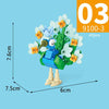 LELE BROTHER 9100-3 Peacock Bird Paradise Small Particle Children Early Learning Puzzle Building Blocks Toy