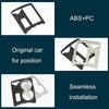 Car Carbon Fiber Central Control Storage Box Square Cover 2046800107 for Mercedes-Benz C-Class W204 2007-2014, Left Driving