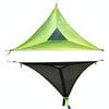 Aerial Multiplayer Triangle Hammock Folding Mesh Hammock Tree Tent,Size: 400x400x400cm Green