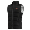 Dual Control Switch Smart USB Heating Down Vest, Size: M(Black)