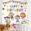 Birthday Layout Hanging Cloth Children Photo Wall Cloth, Size: 150x180cm Velvet(twenty one)