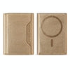 Pindun Multifunctional MagSafe Magnetic Wallet Card Bag Case Without Retail Box(Desert Gold)