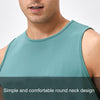 Summer Loose Breathable Fitness Quick-Drying Sleeveless Vest, Size: XXL(Graystone Green)