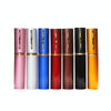 Reading Glasses Metal Spring Foot Portable Presbyopic Glasses with Tube Case +2.00D(Brown)