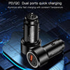Yesido Y42 PD+QC3.0 Car Charger Cigarette Lighter 42W Fast Charger(Black)