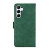 For Samsung Galaxy A26 5G ABEEL Frosted Magnetic RFID Leather Phone Case(Green)