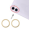 iPhone 11 Rear Camera Lens Protector (Gold, 2-Pack)