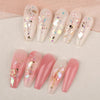 3 Boxes Nail Decorations Shell Sequins Nail Jewelry(01 Golden)