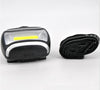 2 PCS 3W Portable Mini COB LED Headlamp Head Lamp Torch with 3 Lighting Modes