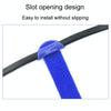 20pcs Data Cable Storage And Management Strap T-Shape Nylon Binding Tie, Model: Blue 10 x 150mm